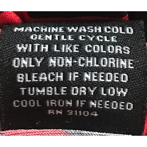 New Directions Large Red Pattern Blouse Top - Picture 5 of 5